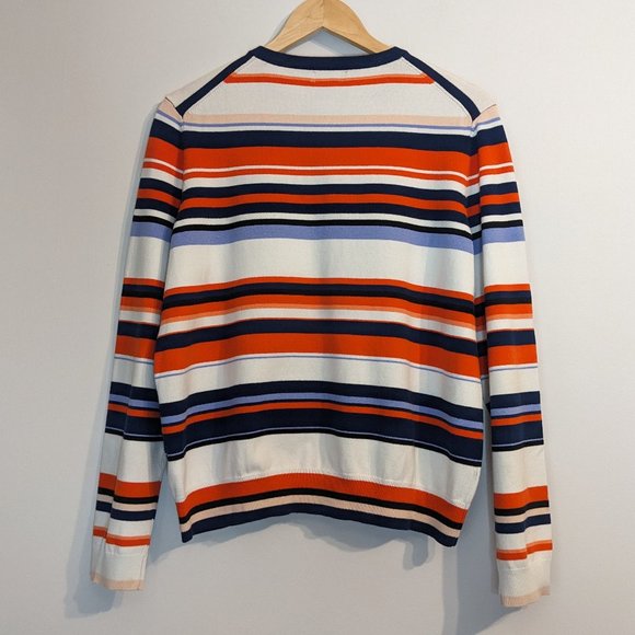 Lord & Taylor Striped Round Neck Cardigan XL - Picture 3 of 7